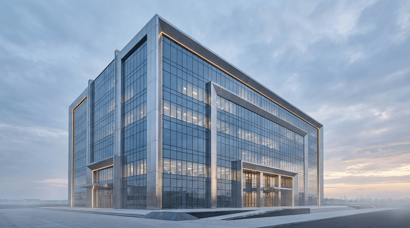 Modern office building in Newark, New Jersey